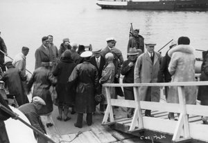 Passagierschiff in Molde, Norwegen, 1929