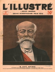 Paul Doumer, Präsident der Französischen Republik, ermordet am 6. Mai 1932 von Unbekannt