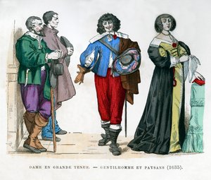 Bauern, ein Herr und eine Dame, 1635 1882-1884