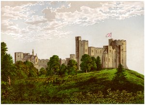 Peckforton Castle, Cheshire, Heim von Baron Tollemache von Unbekannt