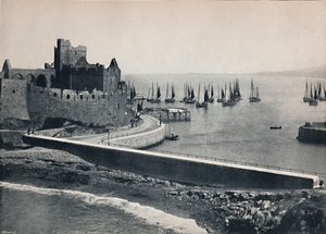 Peel - Die alte Burg und der Hafen, 1895