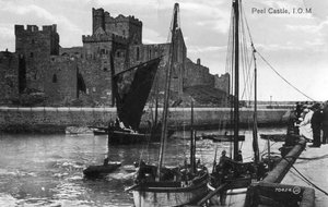 Peel Castle, Isle of Man, 20. Jahrhundert