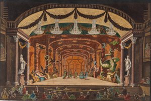Guckkastenbild, ca. 1770