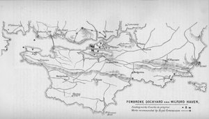 Pembroke Dockyard und Milford Haven, 1884 von Unbekannt