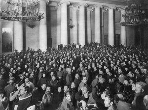 Petrograder Sowjet der Arbeiter- und Soldatendeputierten, Taurisches Palais, Russland, 1917 von Unbekannt