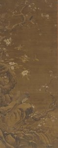 Fasane und schneebedeckte Pflaumenblüten, Ming- oder Qing-Dynastie, 15.-18. Jahrhundert