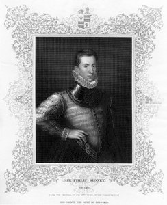 Philip Sidney, englischer Soldat, Staatsmann, Dichter und Förderer von Dichtern, um 1840 von Unbekannt
