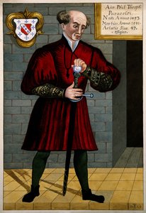 Philippus Theophrastus Aureolus Bombastus von Hohenheim Paracelsus, um 1550 von Unbekannt