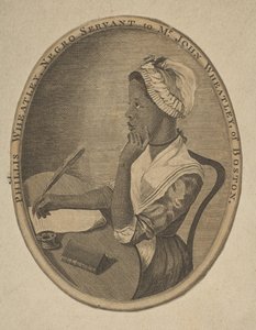 Phillis Wheatley, schwarze Dienerin von Mr. John Wheatley aus Boston von Unbekannt