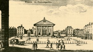 Piazza in Covent Garden, 18. Jahrhundert, 1925 von Unbekannt