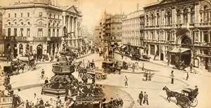 Piccadilly Circus - Der Mittelpunkt des Universums: Das Zentrum der Welt, 1900, 1933