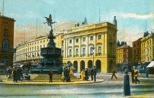 Piccadilly Circus, London, um 1910