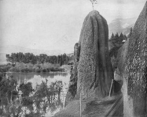 Säulen des Herkules, Columbia River, um 1897