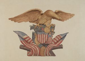 Kiefernornament Adler