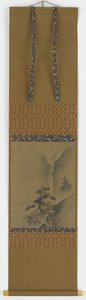 Kiefern und Wasserfall, Edo-Periode, 1615-1868