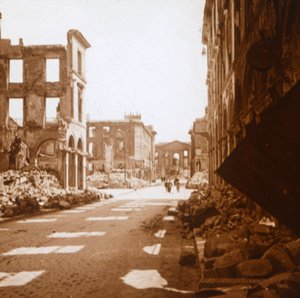 Place Royal, Reims, Nordfrankreich, ca. 1914-1918