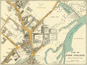 Plan des Eton College