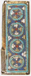 Plakette von einem Reliquienschrein, Deutsch oder Süd-Niederländisch, ca. 1175-1200