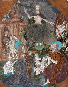 Plakette mit dem Jüngsten Gericht, französisch, ca. 1500