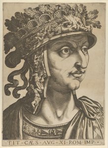 Titus Vespasian schaut nach rechts, aus 