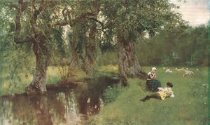 Dichter und Bauer, ca. 1902 von Unbekannt