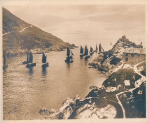 Polperro Hafen & Peak Rocks, 1927