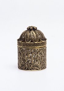 Silbervergoldeter Pomander