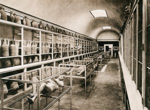 Pompeii Museum, Pompeji, Italien, um 1900