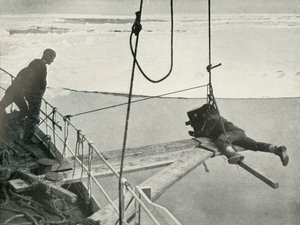 Ponting Cinematographs Der Bug der Terra Nova von Unbekannt