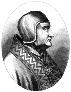 Papst Clemens IV. gestorben 1268, 1849 von Unbekannt