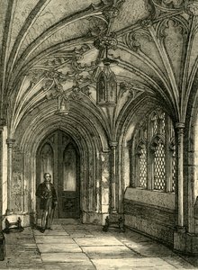 Vorhalle der St. Sepulchres Kirche, um 1872 von Unbekannt