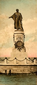 Port Said - Statue von Ferdinand de Lesseps, ca. 1918-ca. 1939