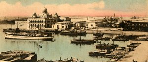 Port Said - Der Eingang zum Kanal und Büros der Gesellschaft, ca. 1918-1939