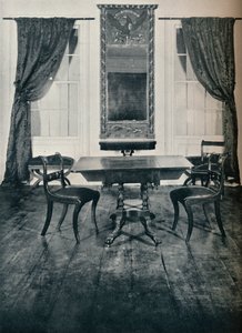 Teil des Salons eines Hauses in Irvington, New York, erbaut um 1820, 1930 von Unbekannt