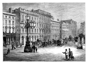 Portland Street, Manchester, spätes 19. Jahrhundert