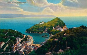 Portofino - Panorama, um 1890