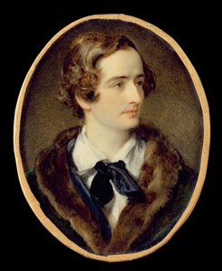 Porträtminiatur von John Keats (Aquarell auf Elfenbein) (Detail)