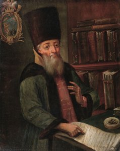 Porträt von Afanasy Lavrentievich Ordin-Naschokin 1605-1680, 17. Jahrhundert von Unbekannt