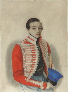 Porträt von Alexander Iwanowitsch Besobrasow, 1839