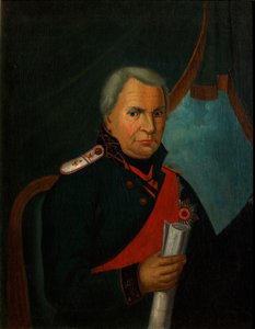Porträt von Alexander Semjonowitsch Schischkow 1754-1841, 1820er Jahre von Unbekannt