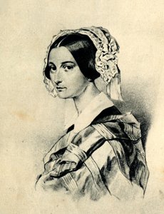 Porträt von Alexandra Smirnova-Rosset 1809-1882. Nach einer Zeichnung von P. Sokolov von Unbekannt