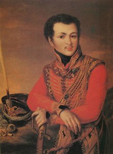 Porträt von Artemy Lazarev, Staffelführer des Life-Guards Husarenregiments von Unbekannt