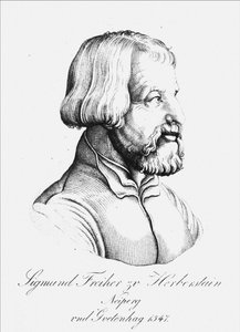 Porträt von Baron Sigmund von Herberstein, Botschafter in Polen und Russland von Unbekannt