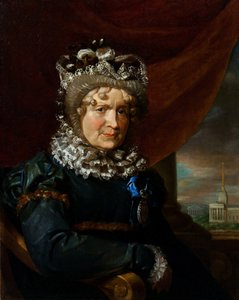 Porträt von Charlotte von Lieven, geborene von Gaugreben 1743-1828, 1831