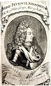 Porträt von Graf Boris Scheremetjew