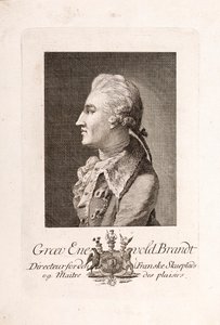 Porträt von Graf Enevold Brandt 1738-1772 von Unbekannt
