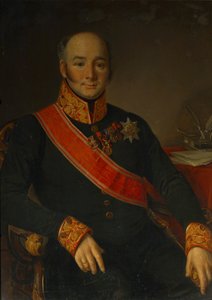 Porträt von Graf Wassili Olsufjew 1796-1858, 1830-1840er Jahre von Unbekannt