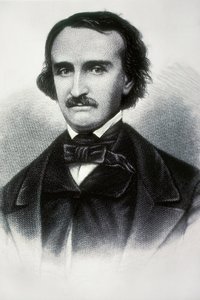 Porträt von Edgar Allan Poe (1809-1849), amerikanischer Schriftsteller. Gravur des 19. Jahrhunderts. von Unbekannt