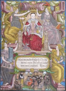 Porträt von Elisabeth I. von England mit Krone, 1572 von Unbekannt