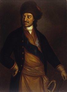 Porträt von Kaiser Peter I. der Große, 1672-1725, erstes Drittel des 18. Jahrhunderts von Unbekannt